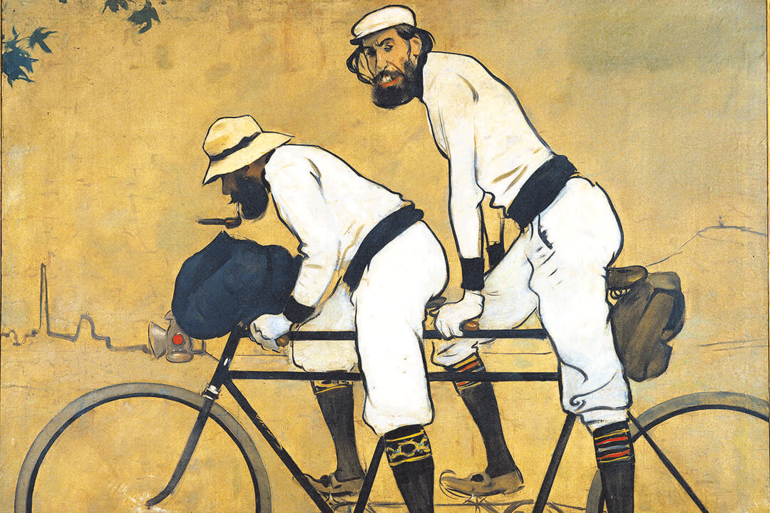 Ramon Casas, 1897 - Ramon Casas i Pere Romeu en un tándem